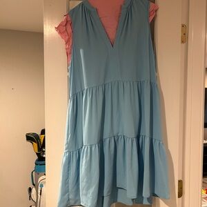 Amanda Uprichard Sky Blue Dress